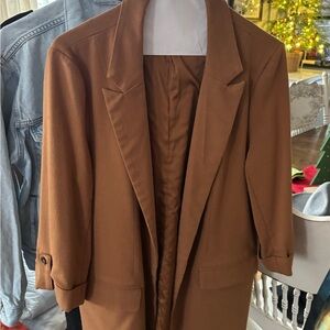 Skies Are Blue Chocolate Blazer